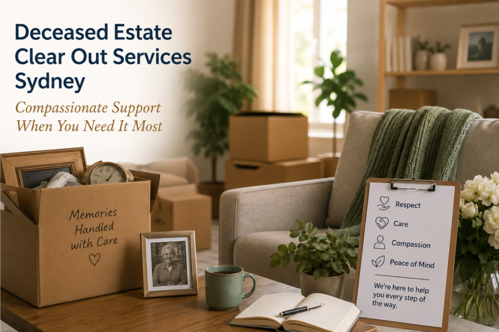 Deceased Estate Clear Out Services Sydney